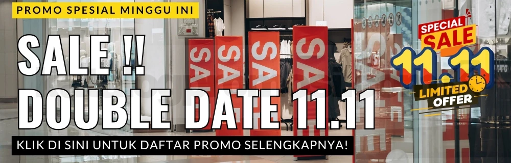 Promo 11.11 Double Date Sale 2025: Belanja Hemat di Tanggal Cantik Penuh Diskon! Promo 11.11 Double Date Sale 2025: Belanja Hemat di Tanggal Cantik Penuh Diskon!
