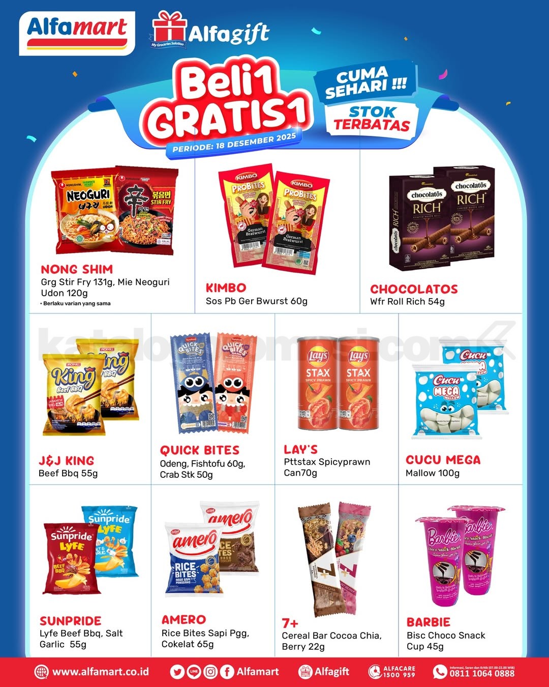 Promo Alfamart Beli 1 Gratis 1 Hanya Sehari ! Promo Alfamart Beli 1 Gratis 1 Hanya Sehari ! 3