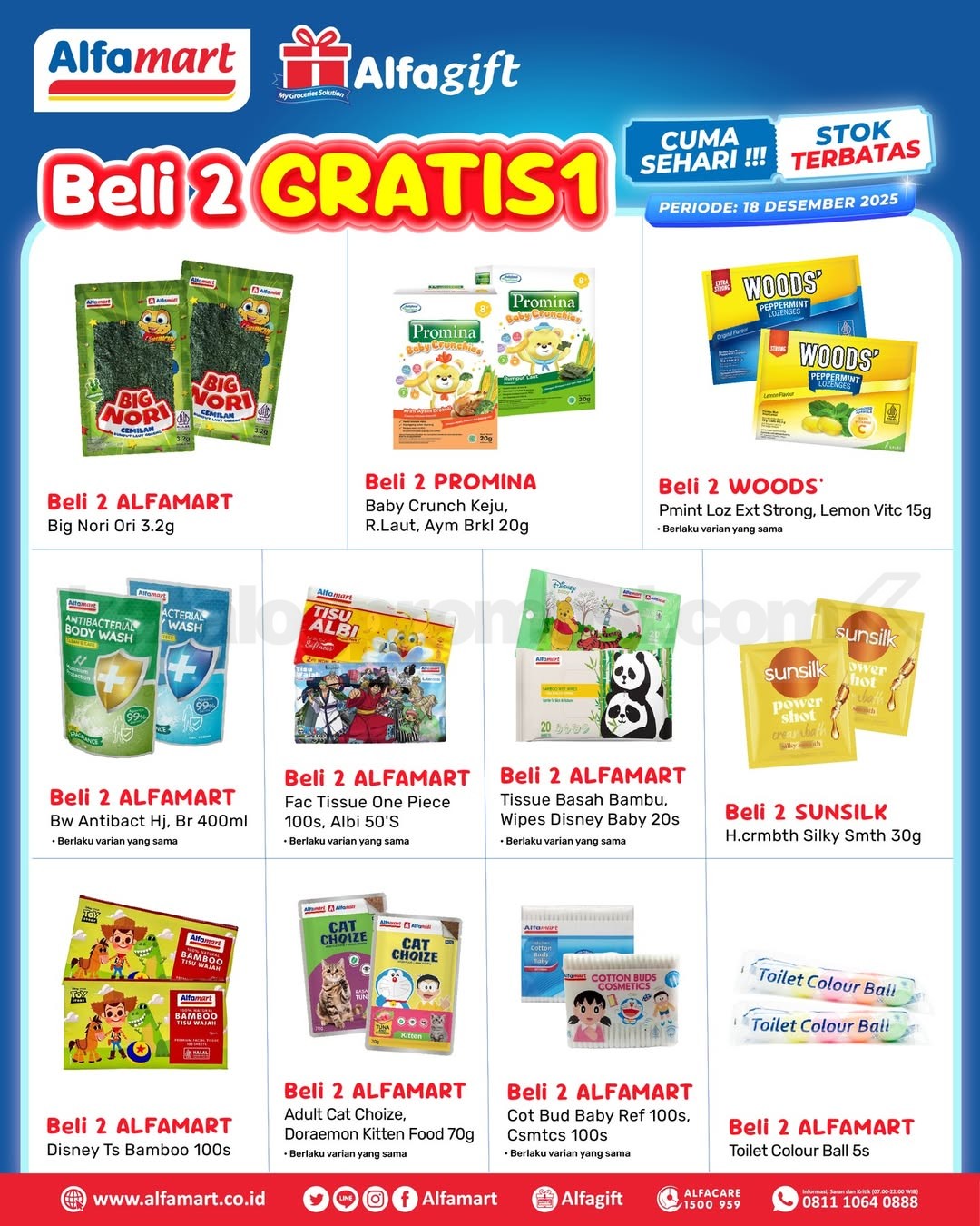 Promo Alfamart Beli 1 Gratis 1 Hanya Sehari ! Promo Alfamart Beli 1 Gratis 1 Hanya Sehari ! 8