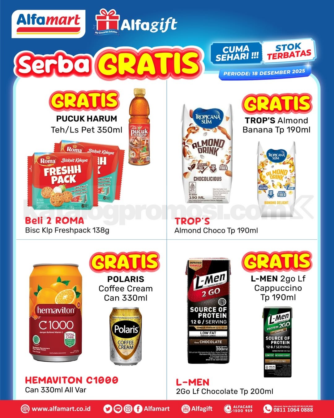 Promo Alfamart Beli 1 Gratis 1 Hanya Sehari ! Promo Alfamart Beli 1 Gratis 1 Hanya Sehari ! 9