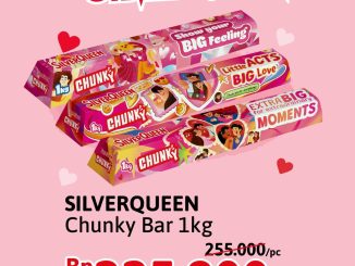 Promo Alfamidi Valentine SilverQueen Chunky Bar 1kg 2