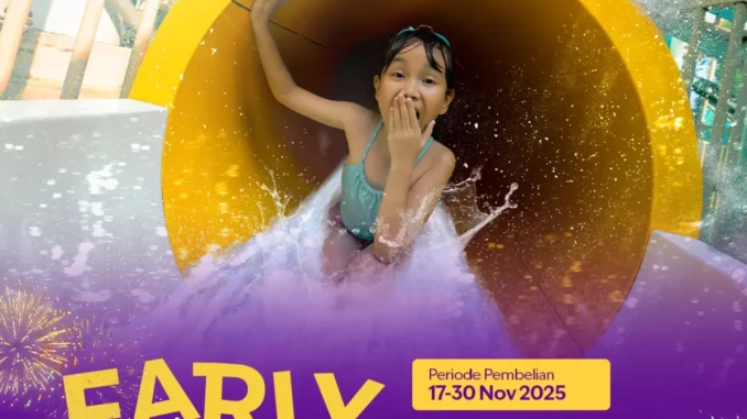Promo Atlantis Ancol Early Bird Tiket Akhir Tahun Rp.60.000 berlaku 17–30 November 2025 di Ancol Jakarta.