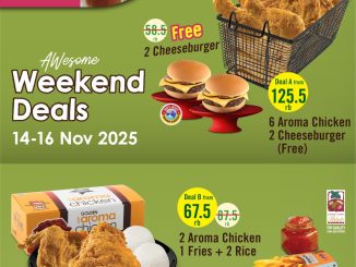Promo A&W AWesome Weekend Deals mulai Rp. 67.500 dengan paket Aroma Chicken dan menu lainnya