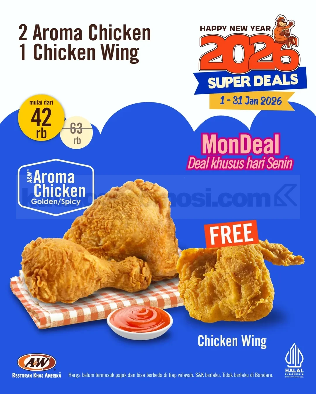 Promo A&W Kupon Diskon Super Deals Januari 2026 Promo A&W Kupon Diskon Super Deals Januari 2026 2