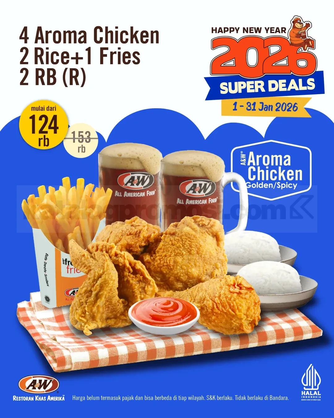 Promo A&W Kupon Diskon Super Deals Januari 2026 Promo A&W Kupon Diskon Super Deals Januari 2026 10