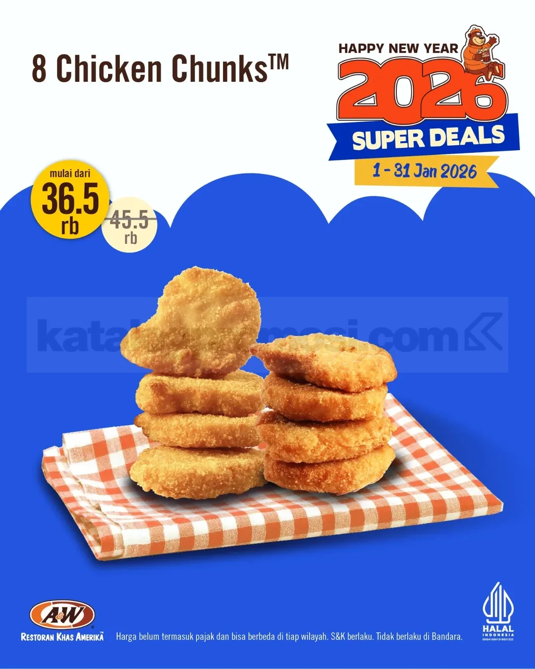 Promo A&W Kupon Diskon Super Deals Januari 2026 Promo A&W Kupon Diskon Super Deals Januari 2026 13