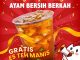 Promo Ayam Bersih Berkah Soft Opening Gratis Es Teh Manis untuk pembelian paket ABB periode 26 November hingga 4 Desember 2025