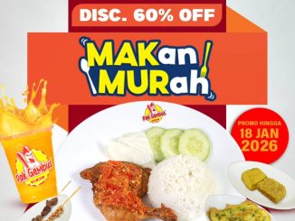 Promo Ayam Gepuk Pak Gembus ShopeeFood diskon 60 menu hits sampai 18 Januari 2026