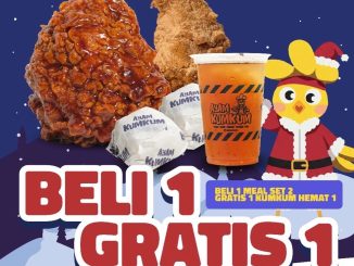 Promo Ayam Kum Kum Hari Celap Celup Beli 1 Gratis 1 paket meal set ayam