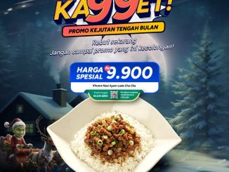 Promo Bakmi GM Bank Saqu Nasi Ayam Lada Cha Cha Rp. 9.900 dengan pembayaran QRIS