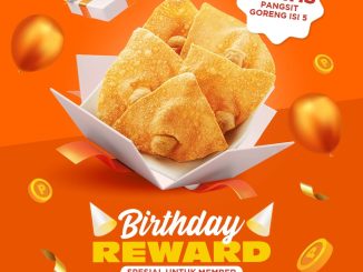 Promo Bakmi GM Birthday Treats Gratis Pangsit Goreng untuk member ulang tahun