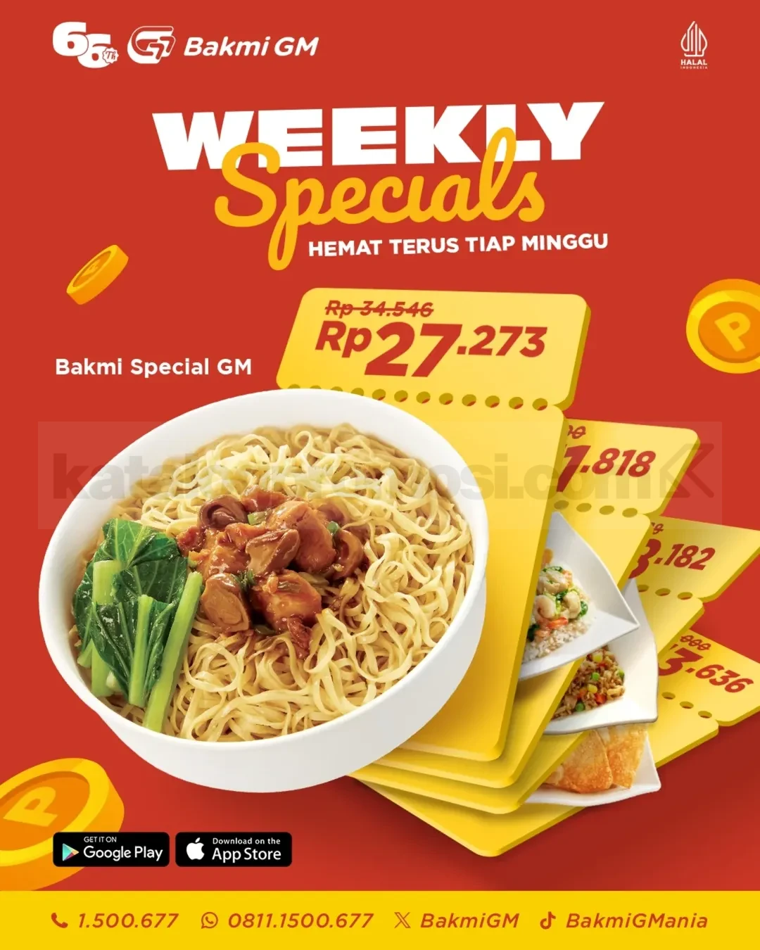 Promo Bakmi GM Weekly Specials mulai Rp.13.636 Promo Bakmi GM Weekly Specials mulai Rp.13.636 2