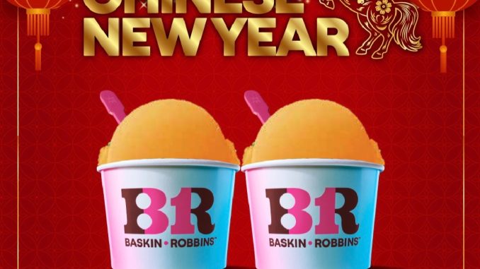 Promo Baskin Robbins Chinese New Year 2 Small Cups Rp. 88.000 es krim pilihan