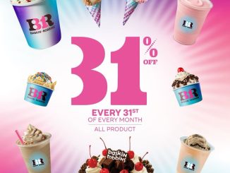 Promo Baskin Robbins Diskon 31% semua produk es krim