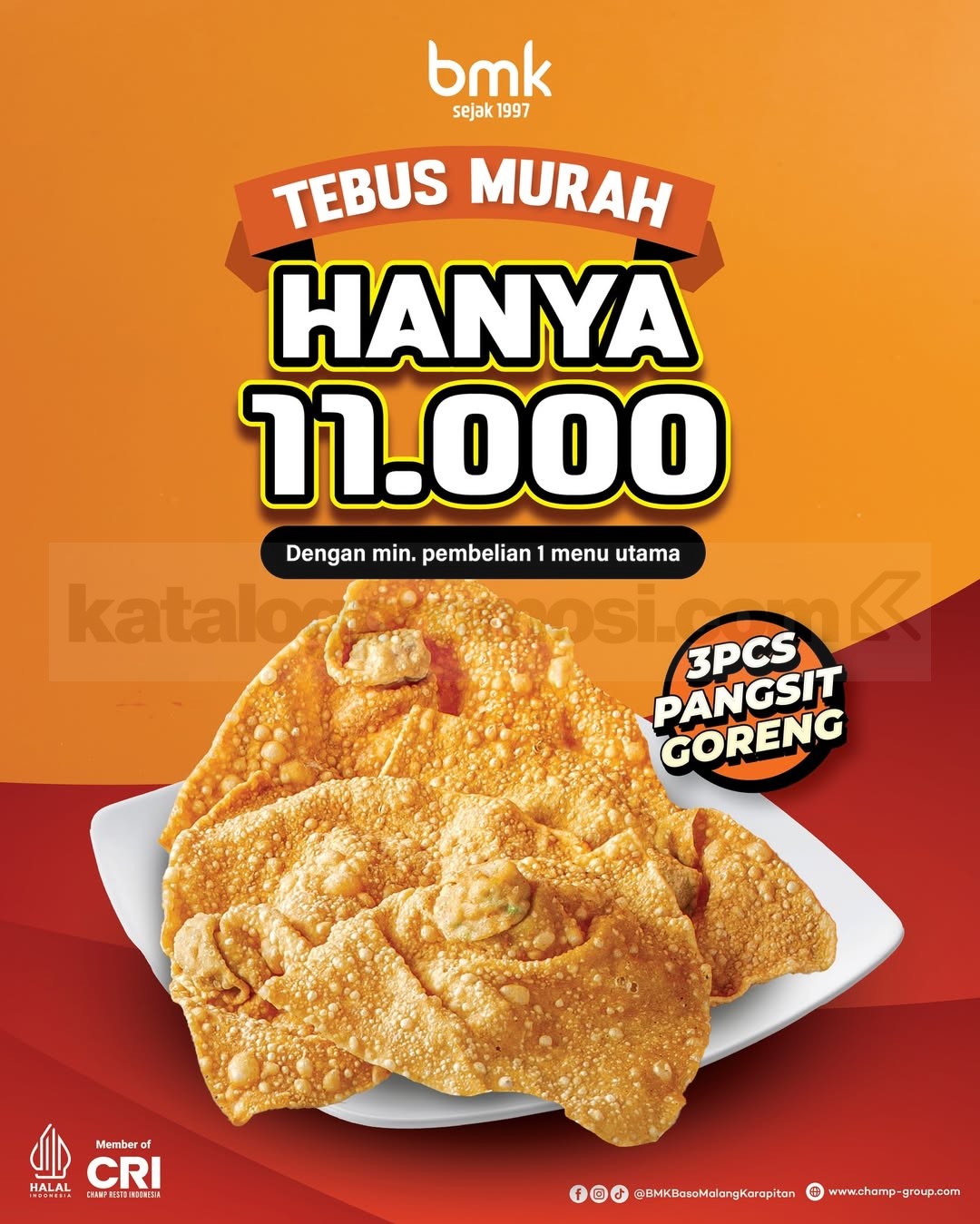 Promo Baso Malang Karapitan Tebus Murah Pangsit Goreng Rp. 11.000 Promo Baso Malang Karapitan Tebus Murah Pangsit Goreng Rp. 11.000