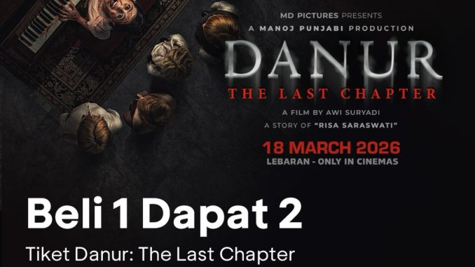 Promo BCA beli 1 gratis 1 tiket Danur The Last Chapter bayar QRIS myBCA
