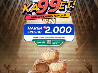 Promo Beard Papa’s Bank Saqu 2nd Anniversary Original Puff Only Rp.2.000, Vanilla atau Chocolate