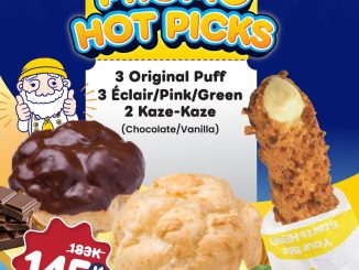 Promo Beard Papa’s November Hot Picks mulai Rp. 110.000 dengan berbagai varian Mixed Puff