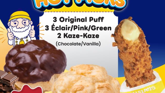 Promo Beard Papa’s November Hot Picks mulai Rp. 110.000 dengan berbagai varian Mixed Puff