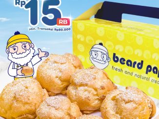 Promo BEARD PAPA’S ShopeePay Diskon Rp. 15.000 minimum transaksi Rp. 80.000
