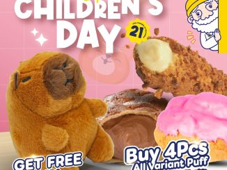 Promo Beard Papa’s Special Children’s Day Puff 4pcs Free Merchandise 3
