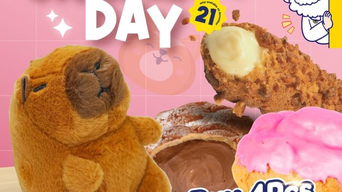 Promo Beard Papa’s Special Children’s Day Puff 4pcs Free Merchandise 1