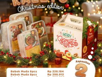 Promo Bebek Kaleyo Hampers Christmas Edition mulai Rp. 220.730 isi full menu favorit