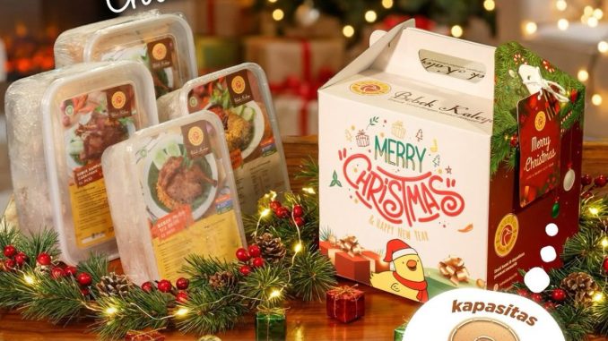 Promo Bebek Kaleyo Hampers Christmas Edition mulai Rp. 220.730 isi full menu favorit