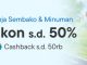 Promo Blibli JSM Sembako Diskon hingga 50% untuk belanja kebutuhan dapur dan minuman favorit