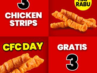 Promo CFC Day Beli 3 Gratis 3 Chicken Strips mulai Rp. 22.727 di outlet tertentu