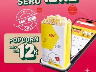 Promo CGV Double Seru 12.12 Medium Popcorn Rp. 12.000, nikmati popcorn hemat selama 3 hari