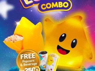 Promo CGV The Super Mario Galaxy LUMA Combo Rp. 350.000 popcorn container dan minuman