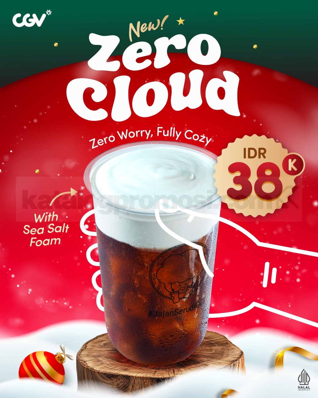 Promo CGV ZERO CLOUD Minuman Baru Rp. 38.000 Promo CGV ZERO CLOUD Minuman Baru Rp. 38.000 dengan Coke dan sea salt foam