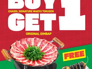 Promo Chadol Gujeolpan Beli 1 Gratis 1 Original Gimbap untuk pembelian Chadol Signature Wagyu Tokusen