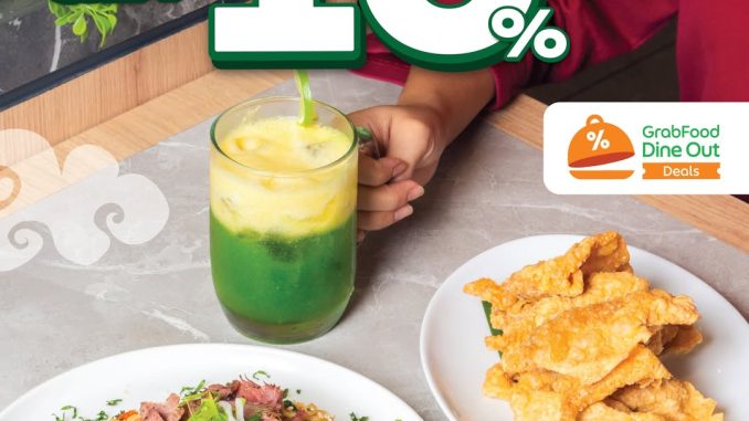 Promo Chopstix GrabFood Dine Out Deals Diskon 10% min Rp150.000