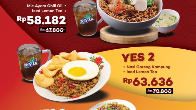 Promo Chopstix Year End Special mulai Rp. 58.182 dengan paket menu lengkap dan minuman untuk dine in periode 1–31 Desember 2025.