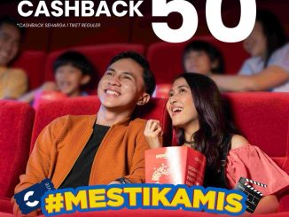 Promo Cinepolis Bank Mestika Beli 2 Tiket Cashback 50% nonton hemat setiap Kamis