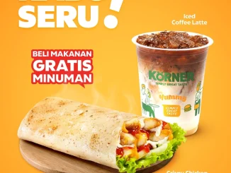 Promo Circle K Rabu Seru Beli Makanan Gratis Minuman Crispy Chicken Kebab + Iced Coffee Latte