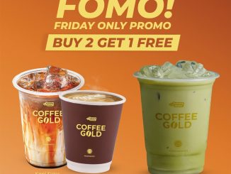 Promo Coffee Gold FOMO Friday Free Matcha Latte Ice pembelian dua menu di Indomaret