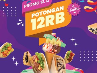 Promo Dcrepes 12.12 Diskon Rp. 12.000 berlaku 12–21 Desember 2025 dengan minimum transaksi Rp. 60.000.