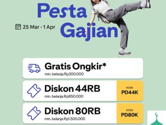 Promo Decathlon Pesta Gajian diskon hingga 70 persen periode 25 Maret sampai 1 April 2026 dengan voucher dan gratis ongkir