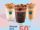 Promo DJOURNAL Holiday Delivery Kopi diskon hingga 50% via GoFood GrabFood ShopeeFood