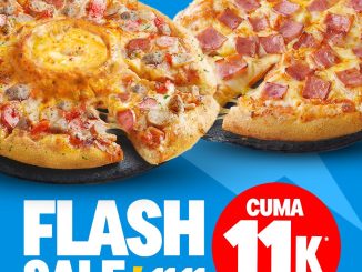 Promo Domino’s Pizza Flash Sale 11.11 Medium Ke-2 Cuma 11K, berlaku selama persediaan masih ada