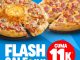 Promo Domino’s Pizza Flash Sale 11.11 Medium Ke-2 Cuma 11K, berlaku selama persediaan masih ada