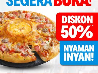 Promo Domino’s Pizza Opening Yos Sudarso Singkawang diskon 50% mulai 30 November 2025