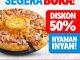 Promo Domino’s Pizza Opening Yos Sudarso Singkawang diskon 50% mulai 30 November 2025
