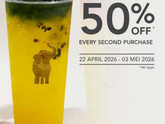 Promo Dum Dum Express Opening Bogor Diskon 50% pembelian kedua Thai Drinks