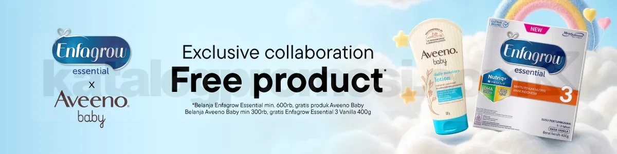 Promo Enfagrow Essential x Aveeno Baby Gratis Produk Promo Enfagrow Essential x Aveeno Baby gratis produk di Blibli