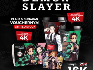 Promo FamiGo! x Demon Slayer Rp. 16.000 minuman segar & ayam crispy gratis collectible cup