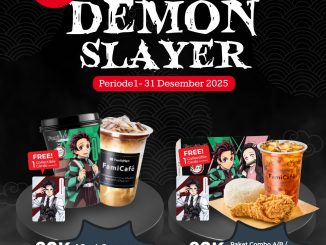 Promo FamilyMart Paket Spesial Demon Slayer Bonus Collectible Card sampai 31 Desember 2025